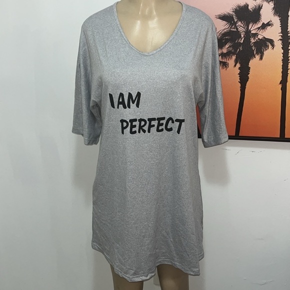 SOLD Grey Lounge Night Dress - Picture 4 of 5